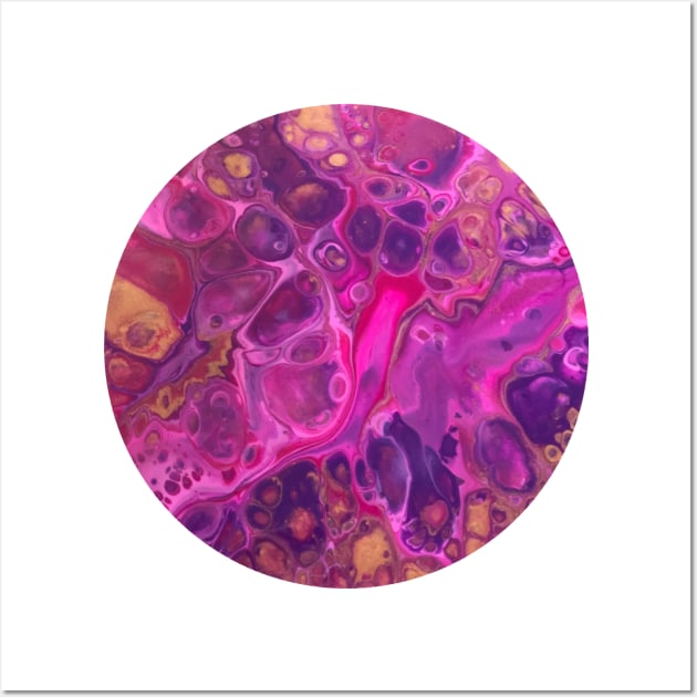 Pink Passion / Acrylic Pouring Wall Art by nathalieaynie